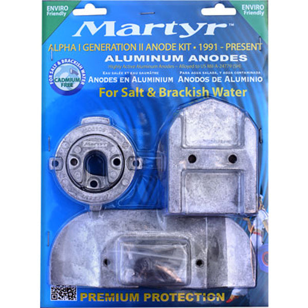 Martyr - Anode Kits - Martyr Aluminium Mercury