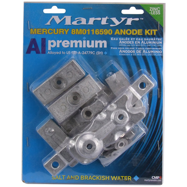 Martyr - Anode Kits - Martyr Aluminium Mercury