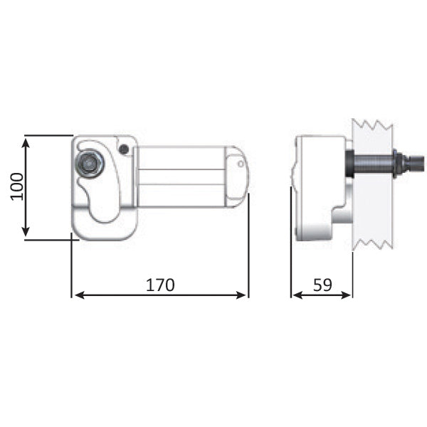 Roca - Roca Wiper Motor - Single Drive Systems