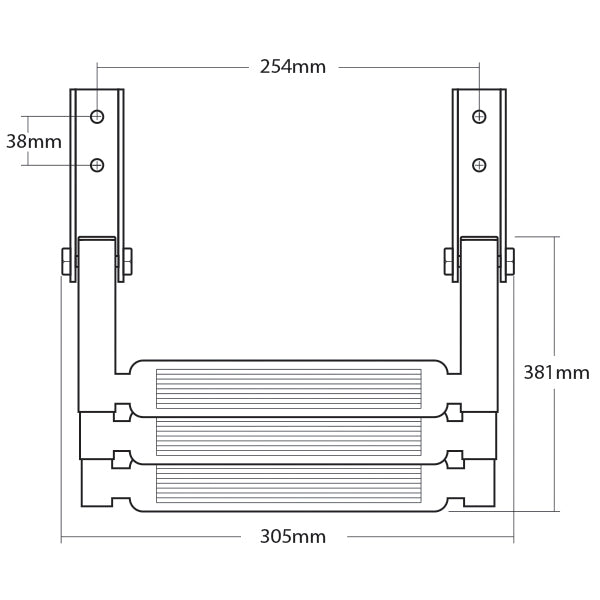 Relaxn - Relaxn Ladders - Telescopic Stainless Steel