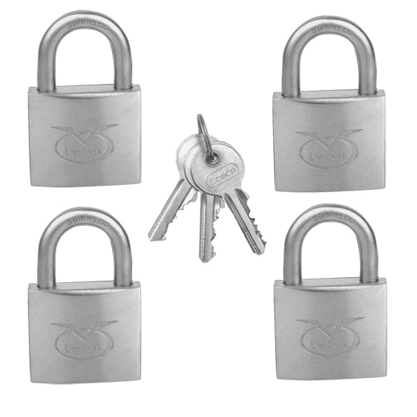 Sam Allen - Padlocks - Keyed Alike - Stainless Steel