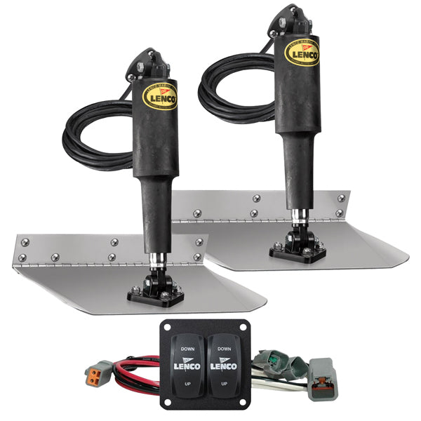 Lenco - Lenco Trim Tab Standard Mount Kits - Double Rocker Switch Option
