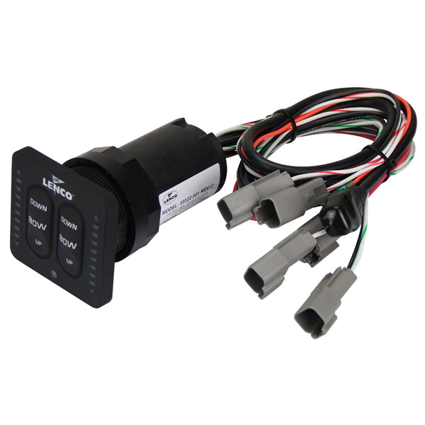 Lenco - Lenco Trim Tab Switch Kit - Led Indicator Integrated Dual Actuator