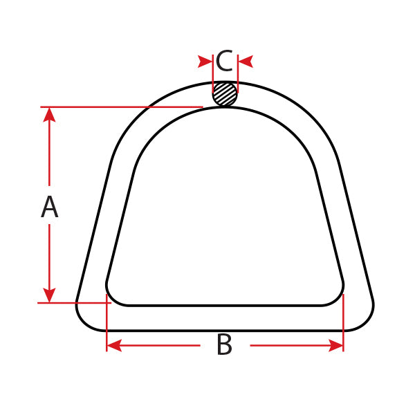 D' Ring Stainless Steel