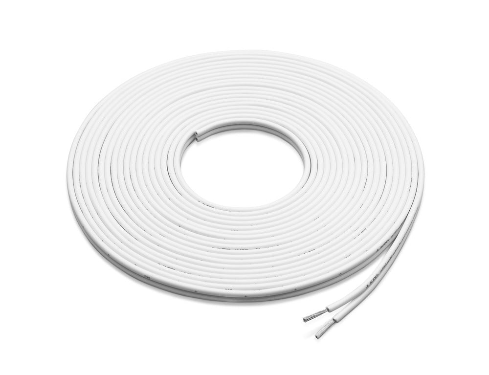 25 ft (7.6 m) White 16 AWG, Parallel Conductor Speaker Cable (XM-WHTSC16-25)
