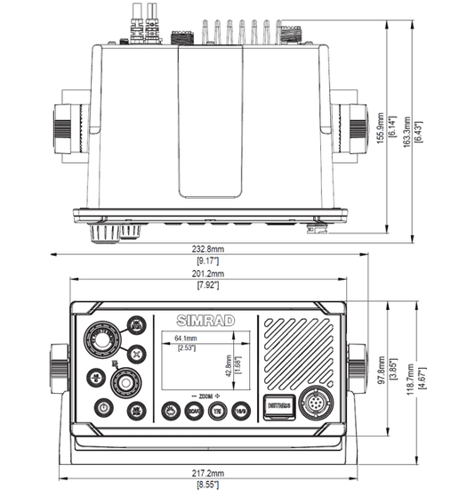 B&G V60-B + GPS500 VHF