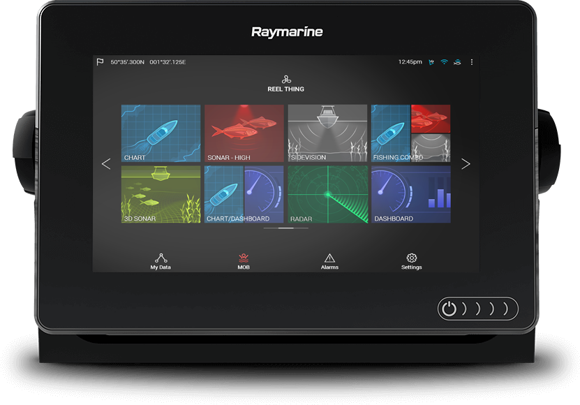 Axiom+  9 RV - 9" Multifunction Display with RealVision 3D and Transducer