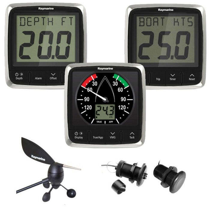 i50 Tridata & i60 Wind Pack with ST800 Speed, P319 Depth and Short Arm Wind Transducers