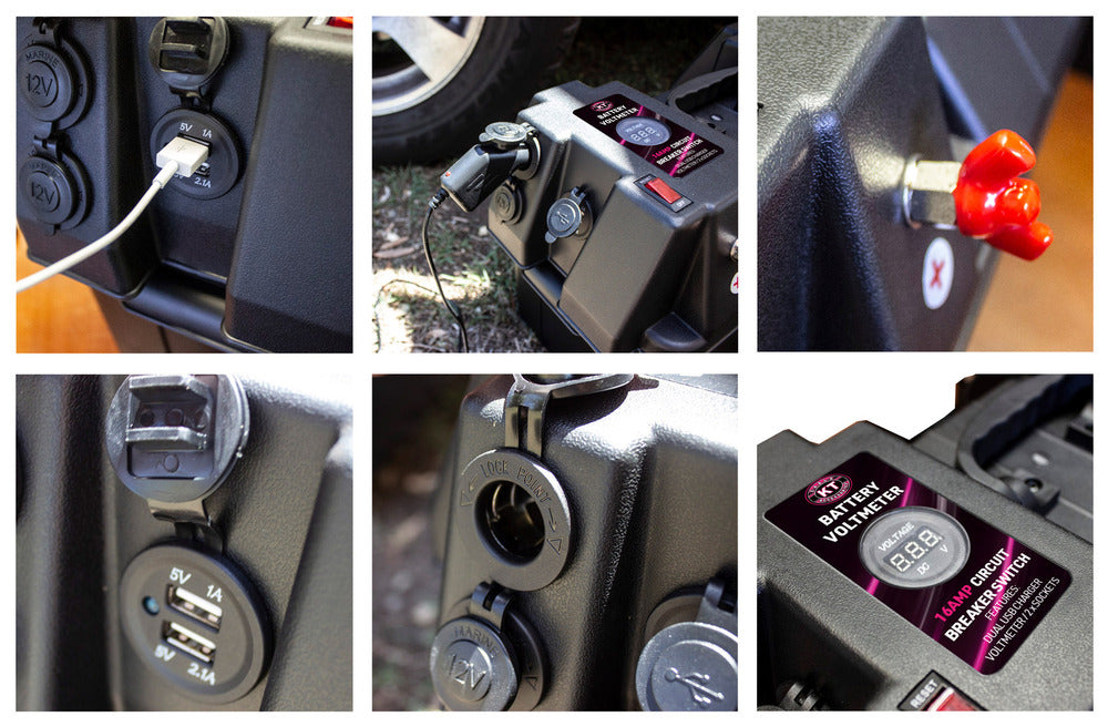 Portable Battery Box Volt & Power