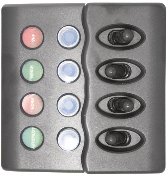 4 GANG SWITCH PANEL WATERPROOF