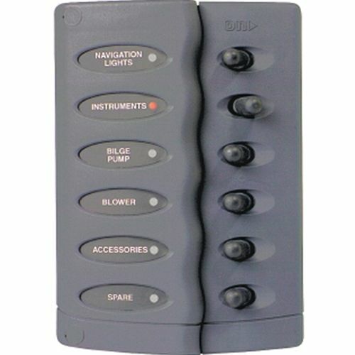 BEP 6 SWITCH PANEL VERTICAL PTC