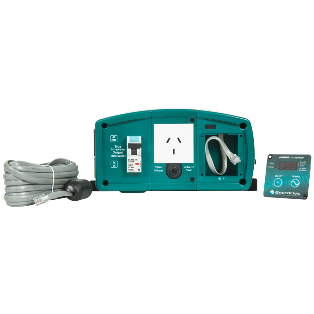 ePower 2600W 12V Inverter with Transfer Switch