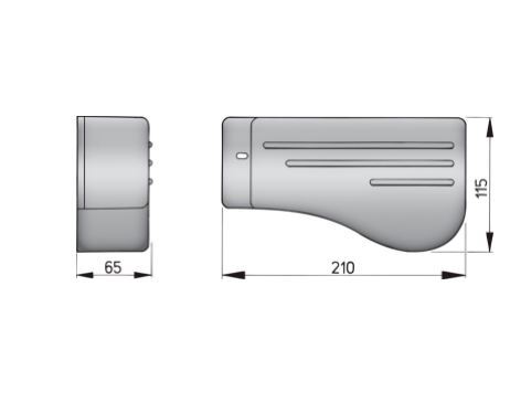 Vetus Wiper Motor Cover