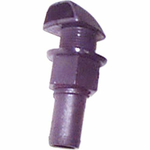 Fuel Breather Straight Plastic Black