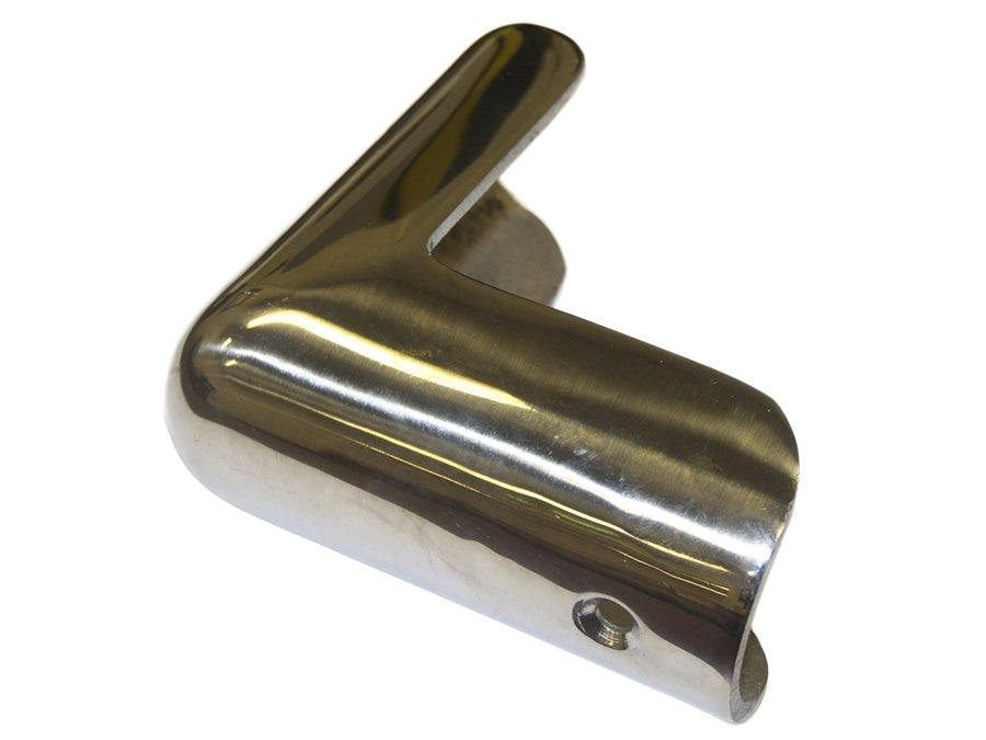 Gunwale Corner Cap, Cast Stainless Steel (large)