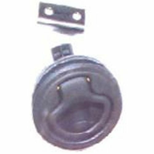 White Plastic Pull Latch