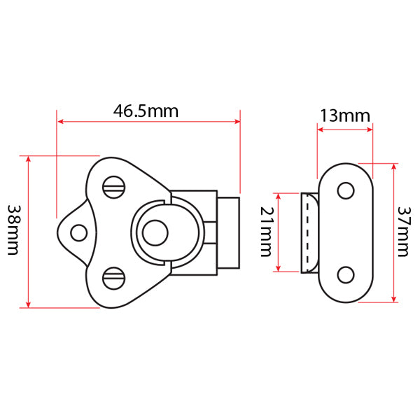 Latch - Rotary Draw Stainless Steel