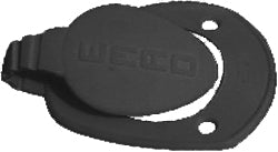 Black Cap for Oval Top Rod Holder