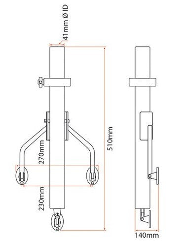 Oceanblue Outrigger Base (Pair)