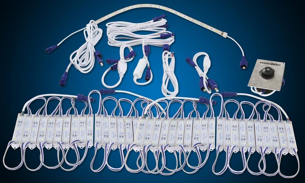 LED Boat Light Kit White & Blue