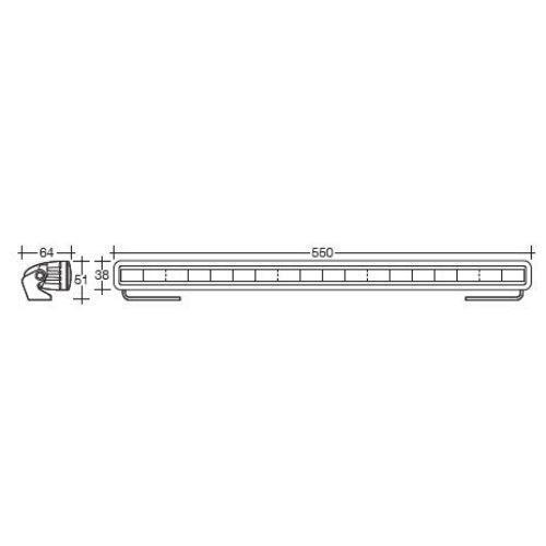 9-32 V 22" Navigata LED Marine Single Row Bar 9000 Lumens