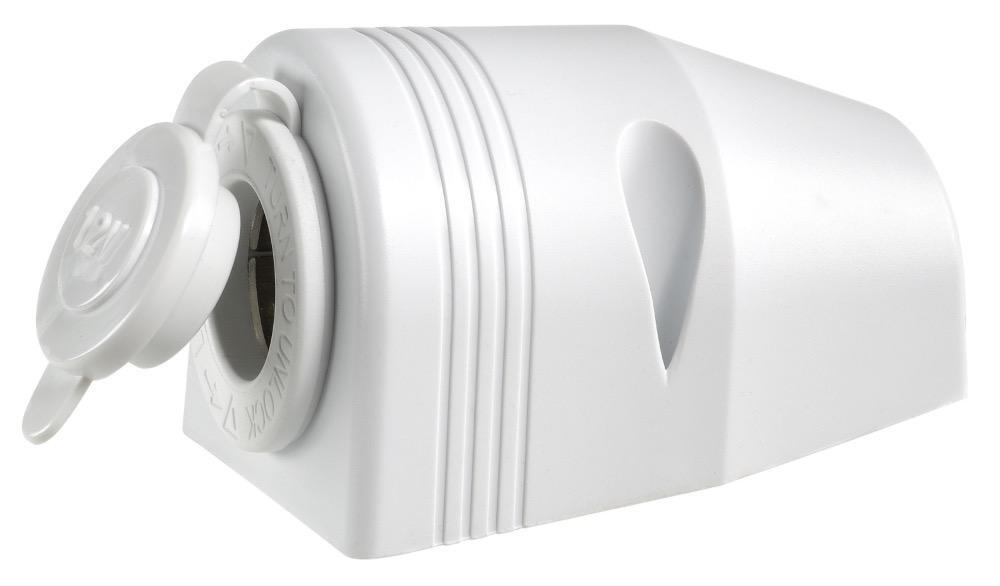 Heavy-Duty Surface Mount Accessory Socket - RV & Marine