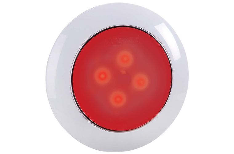 12V Saturn Dual Colour 75mm LED Interior Lamp White/Red