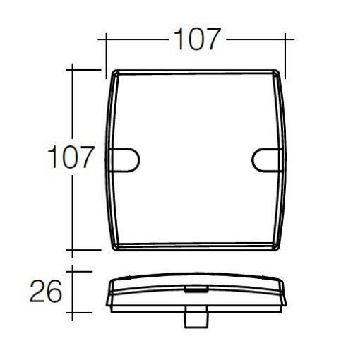 12V Model 34 L.E.D Slimline Trailer Lamp Pack, Tinned Cable