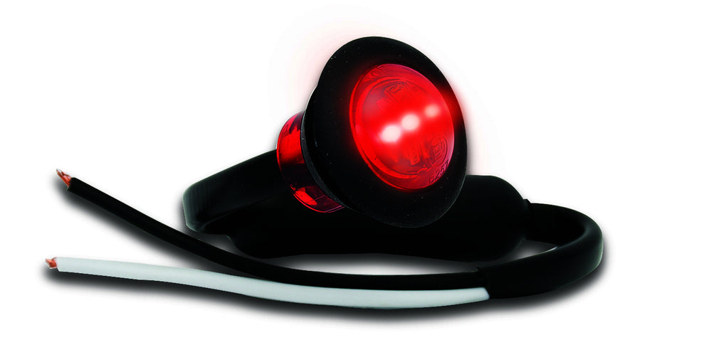 Recessed Marker Lamps - Red - 181 Series