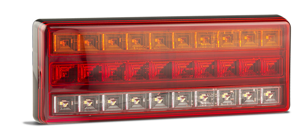 Triple Rear Lamp Amber-Red-White Economical Design