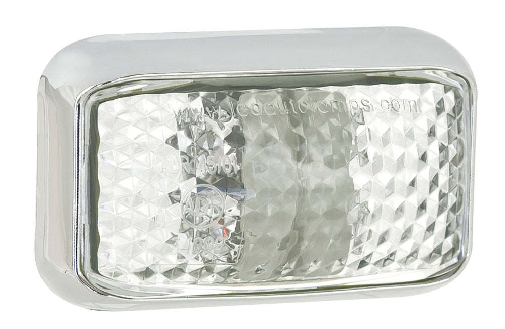 LED Autolamps - Marker Lamps in Coloured Lens - Amber
