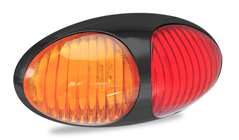 Marker Lamps - 3M Tape Fitting - Amber-Red - 37 Series