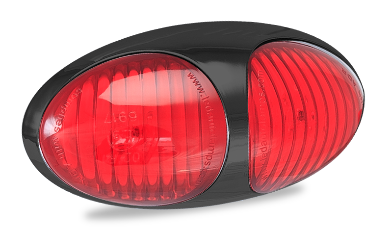 Marker Lamps - 3M Tape Fitting - Red - 37 Series