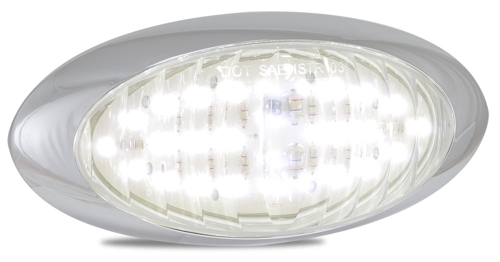 LED Autolamps - Single Function Surround Lamp - Chrome