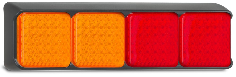 Quad Rear Lamp - Amber-Red-Red-White - 80 Series