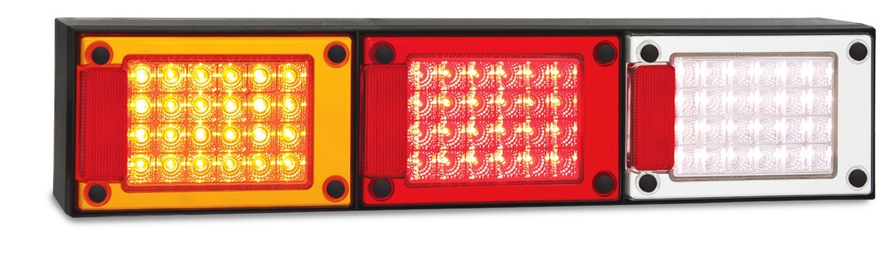 Large Truck/Trailer Rear Triple Combination Lamp - Amber