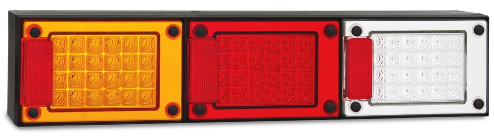 Large Truck/Trailer Rear Triple Combination Lamp - Amber