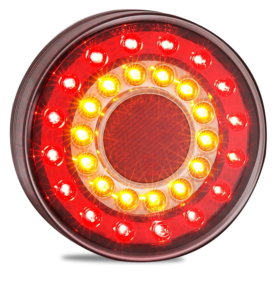 Rear Combination Lamp - Round Reflector - Maxilamp Series
