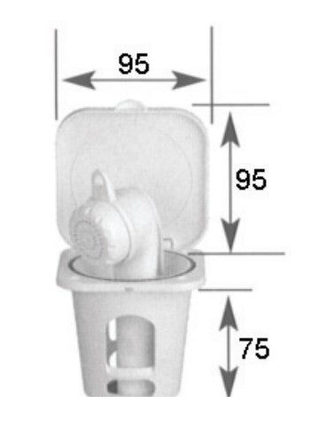 Container For Hand Shower - Deluxe