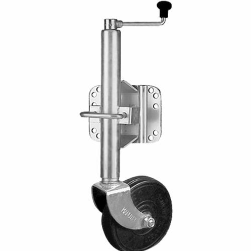 8" Jockey Wheel - U-Bolt Swivel Bracket
