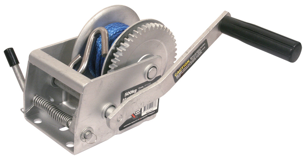 500kg Trailer Winch With Synthetic Rope
