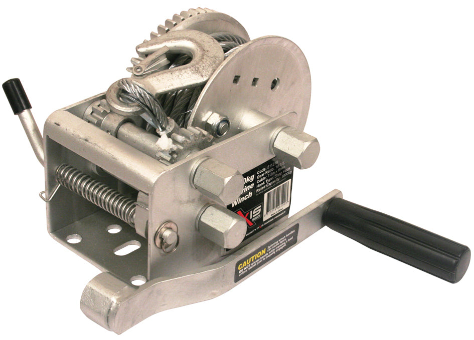 1500kg Trailer Winch With Galvanised Cable