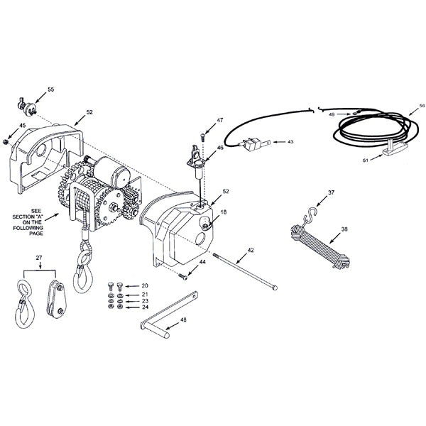 PowerWinch PW712A Trailer Winch