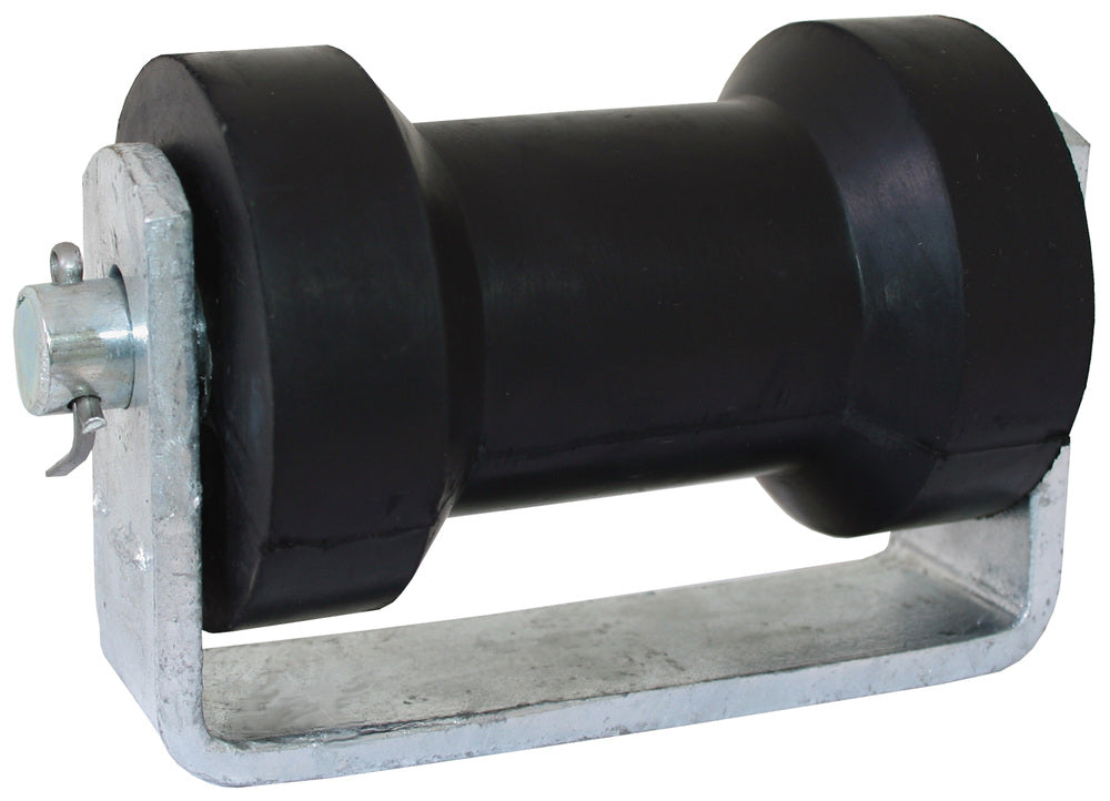 4 1/2" Flat Bracket & Keel Roller Assembly