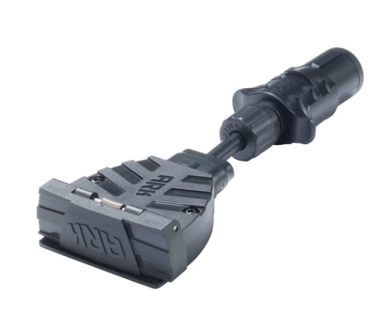 Trailer Adaptor 7 Pin Round to 7 Pin Flat