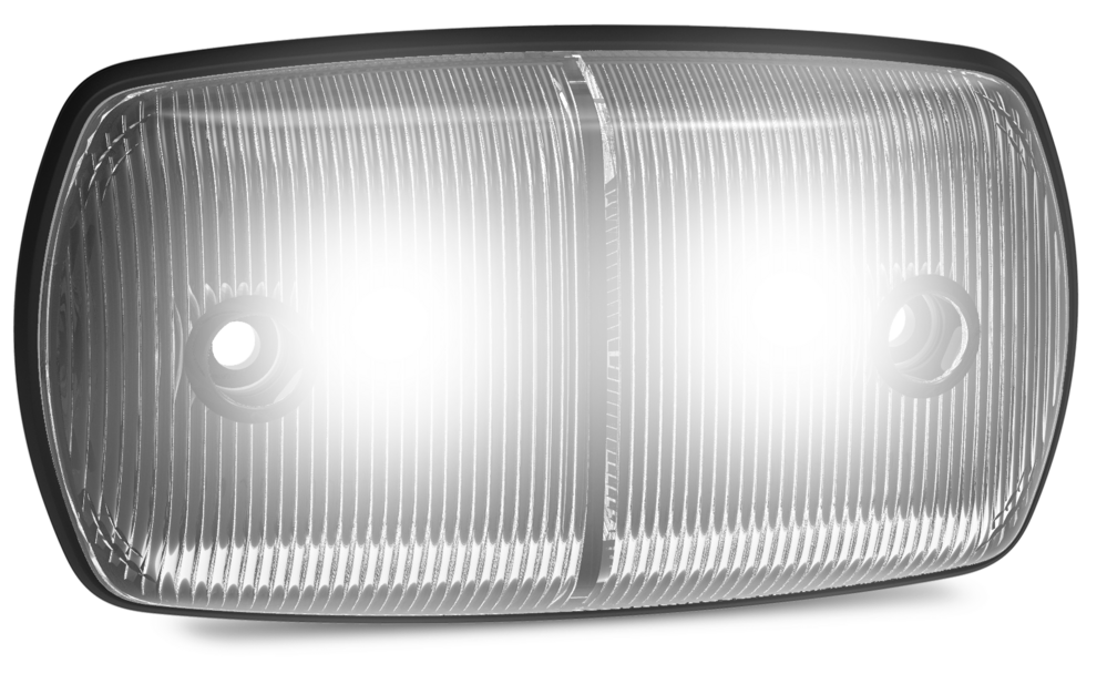Marker Lamps - Slimline Design Screw Fitting -White - 69 Series