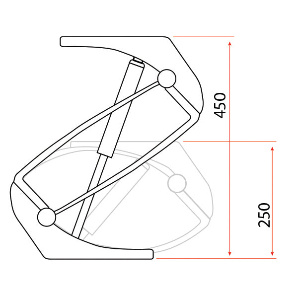Pedestal - Suspension Base System Shark Flex