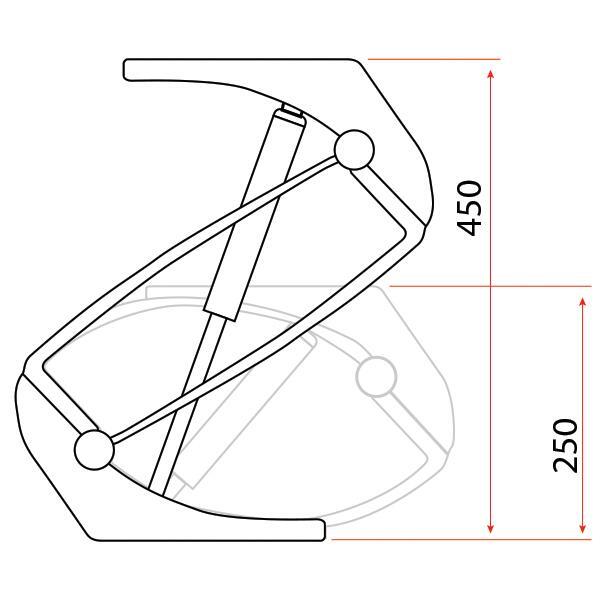 Pedestal - Suspension Base System Shark Flex