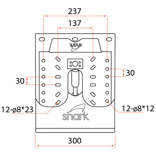 Pedestal - Suspension Base System Shark Flex Plus