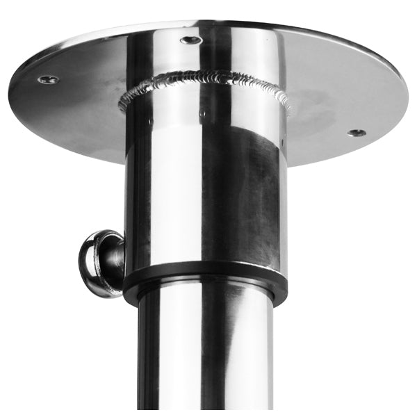 Table Pedestal Side Mount Stainless Steel